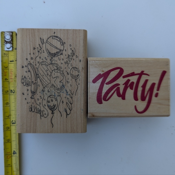 Party Rubber Stamps Set - Picture 4 of 5